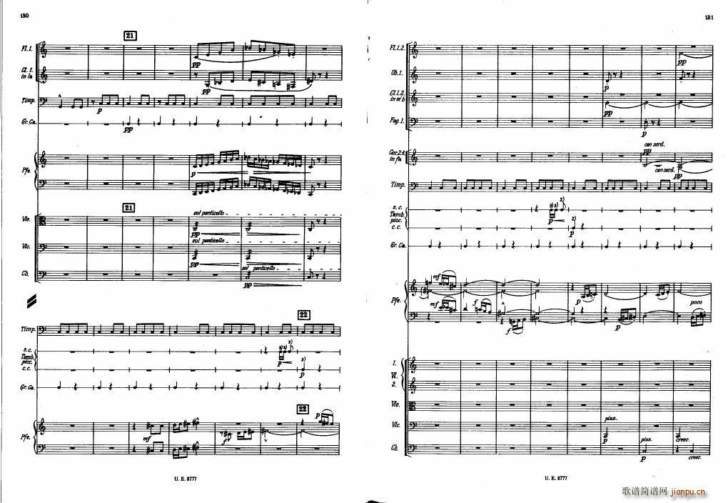 Bartok SZ 83 Piano Concerto No1 Full Score ()25
