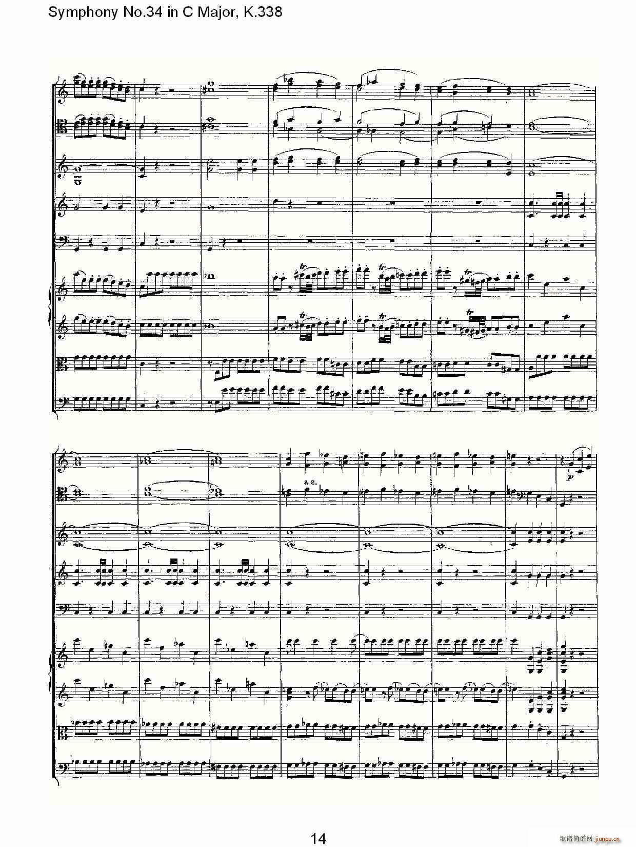 Symphony No.34 in C Major, K.338(ʮּ)14