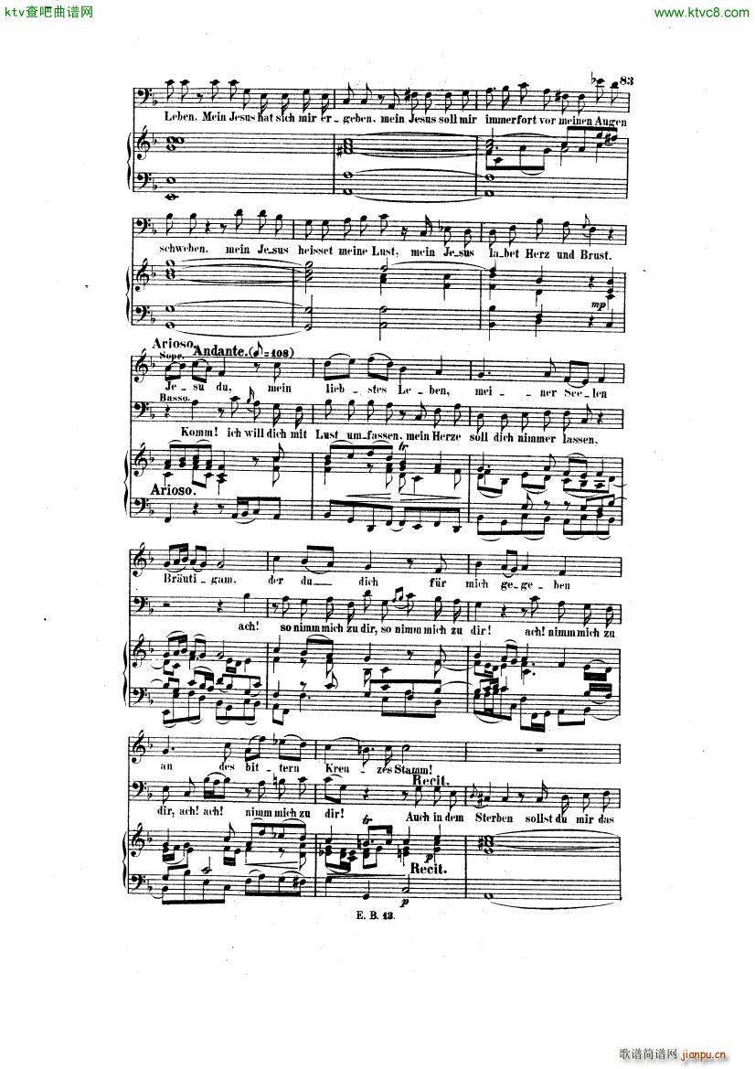 Bach JS BWV 248 Christmas Oratorio No 38 42()1