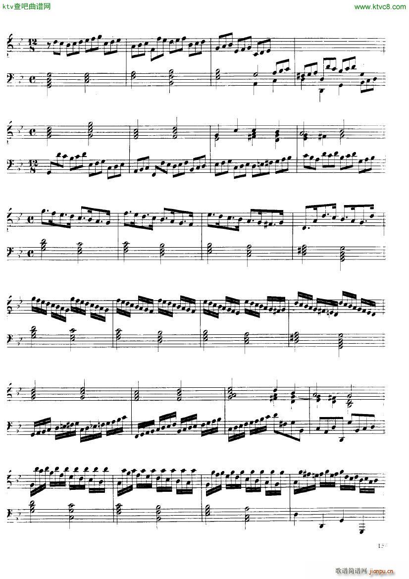 Handel Suite in G minor G250 255()8