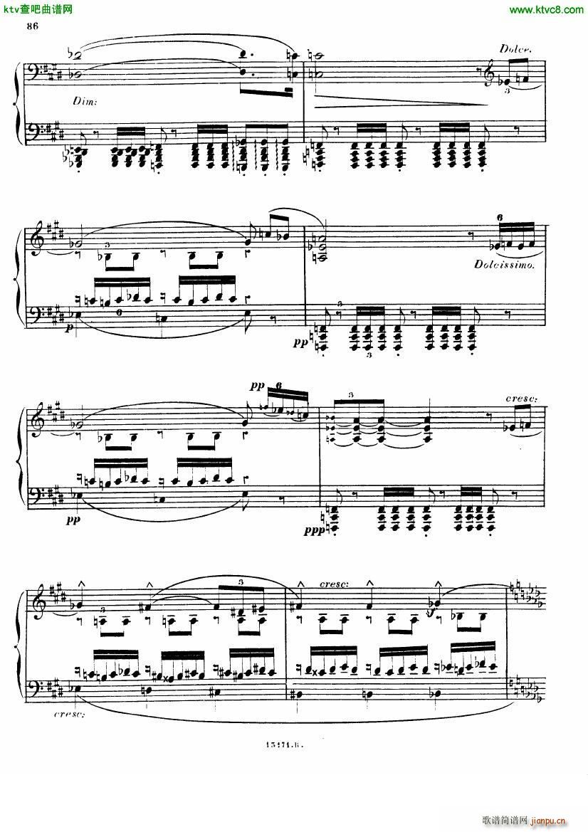 Alkan op 39 12 Etudes in Minor Keys no 9(钢琴谱)13