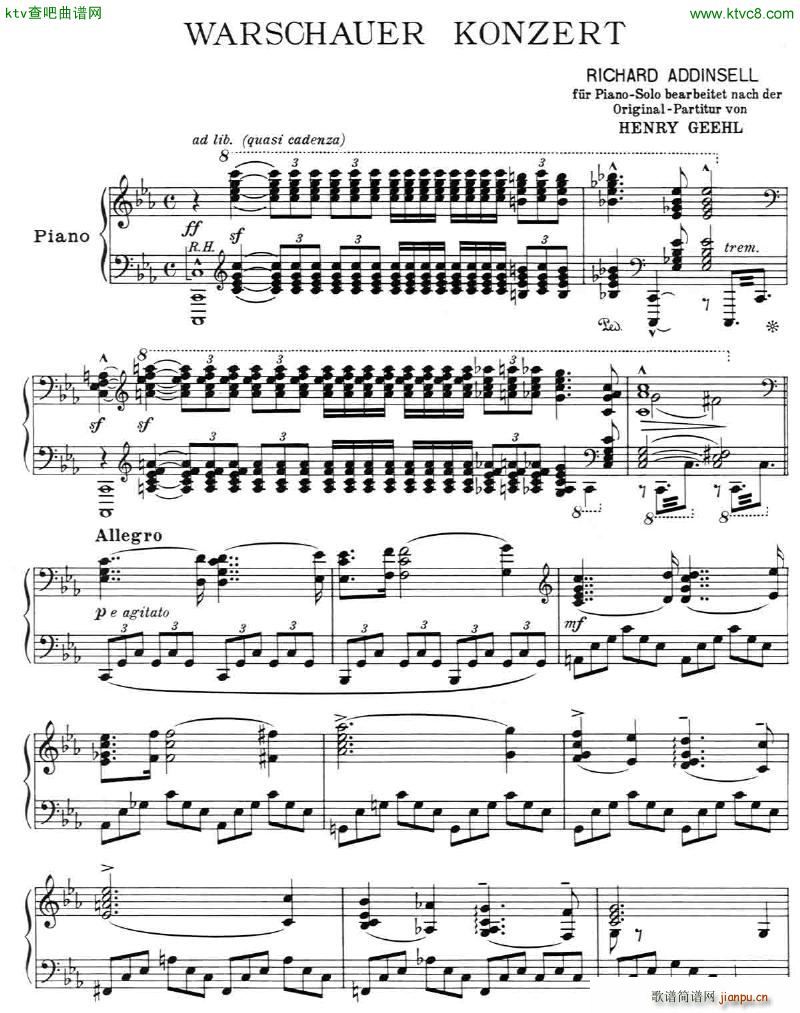 Addinsell Warsaw Concerto()1