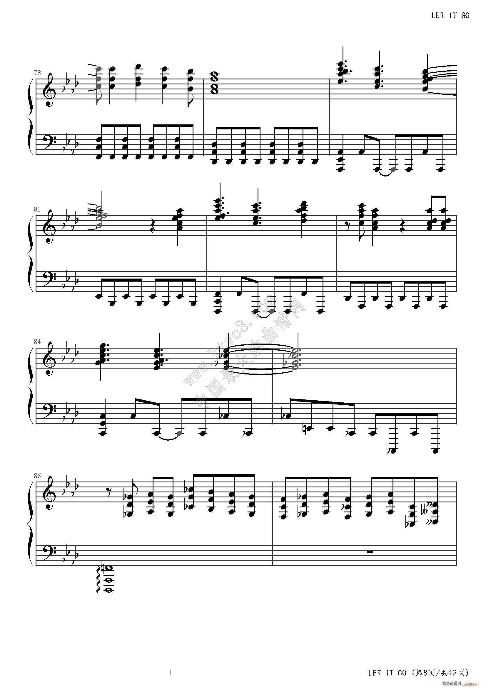 LET IT GO FROZEN()8