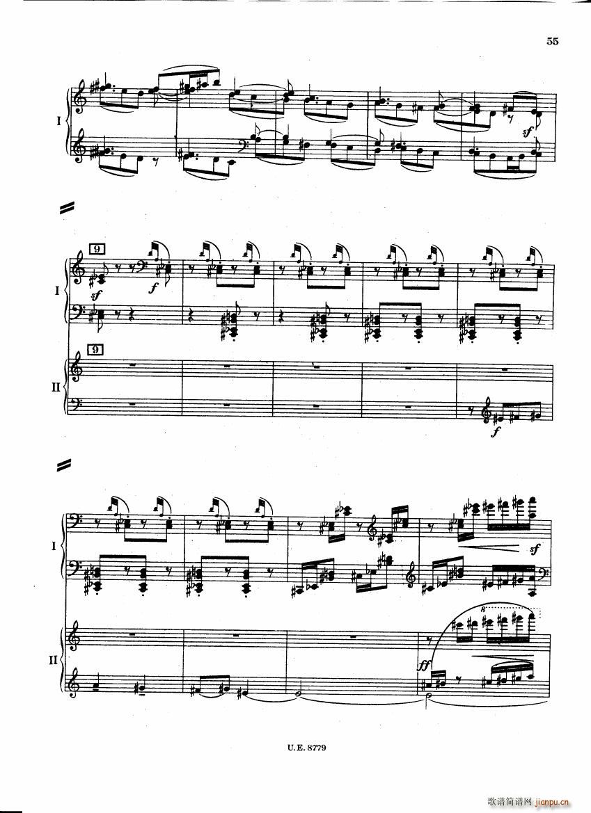 Bartok SZ 83 Piano Concerto 1 2p reduct ()12