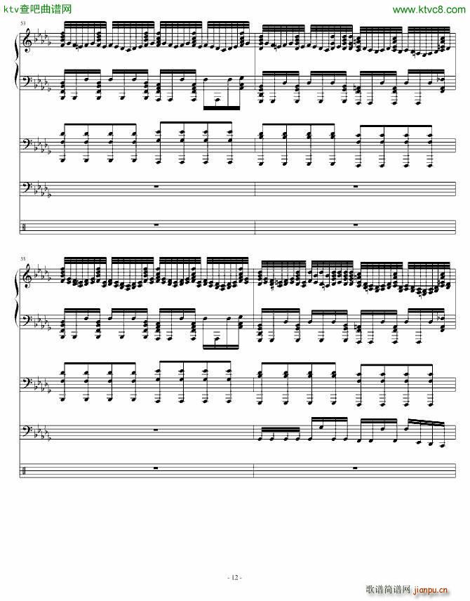 暴走钢琴曲谱_暴走钢琴数字简谱