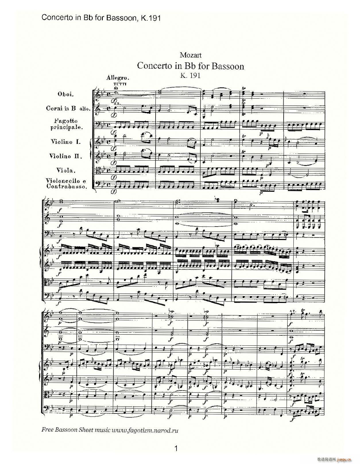 mozart score Ī()1
