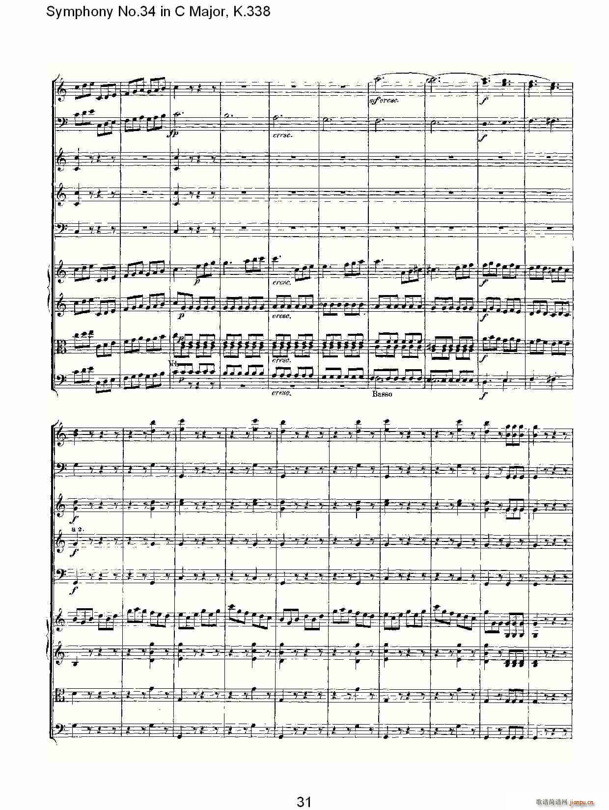 Symphony No.34 in C Major, K.338(ʮּ)31