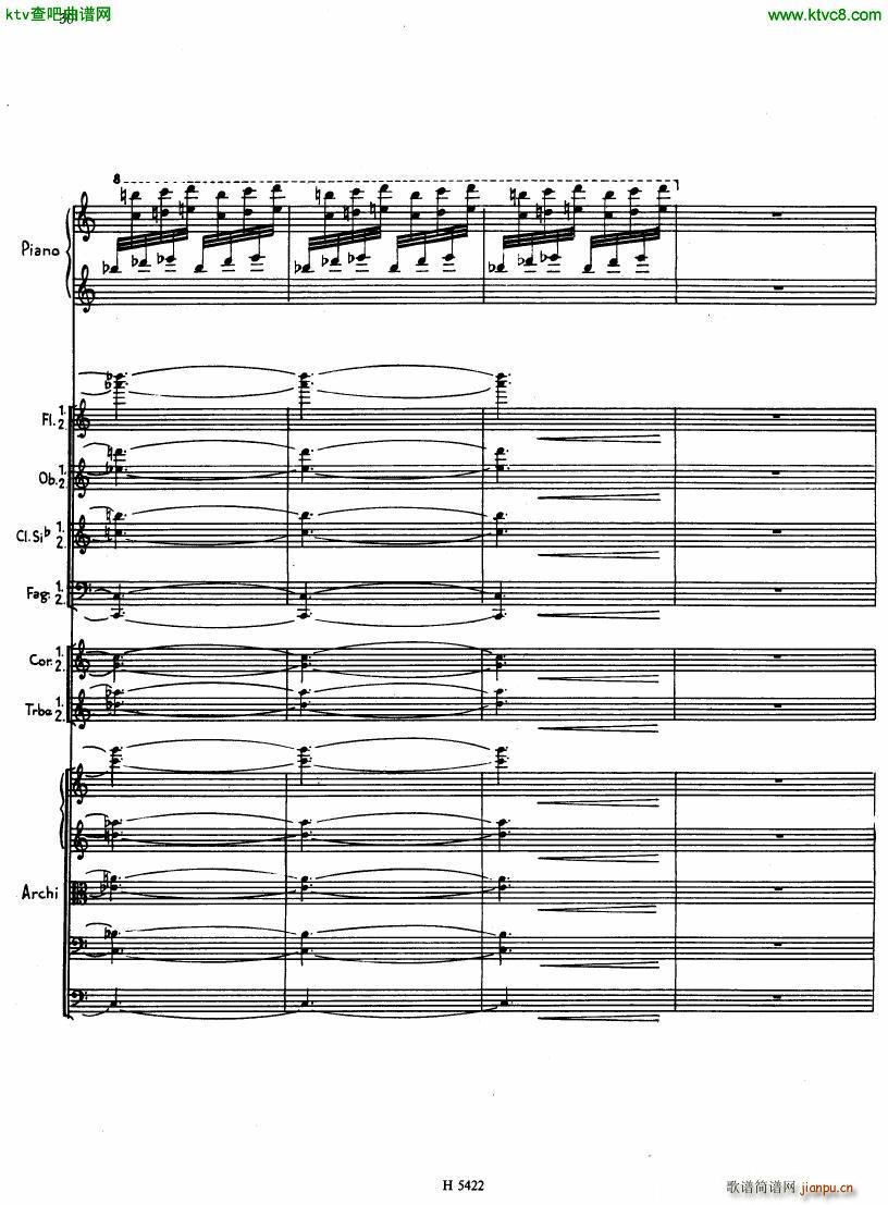 Fiser concerto da camera for piano full score()28