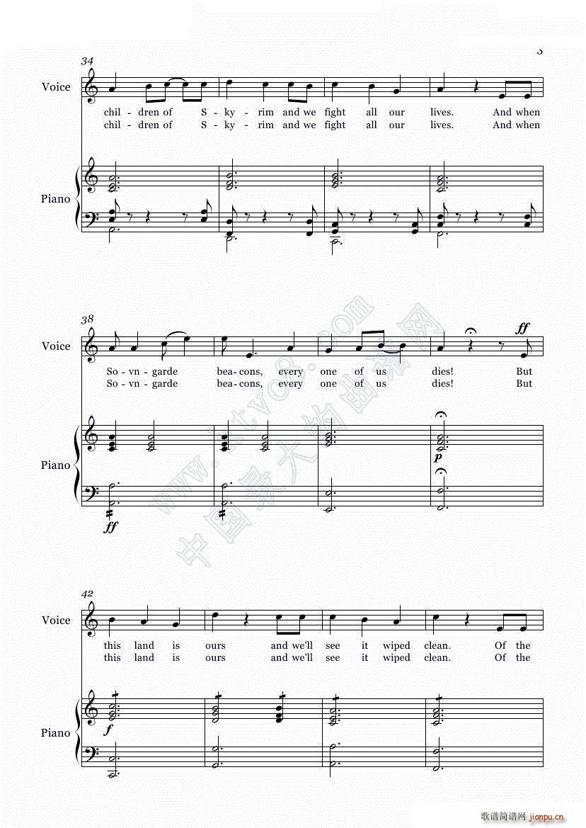 Age of Oppression Aggression Voice Piano()3