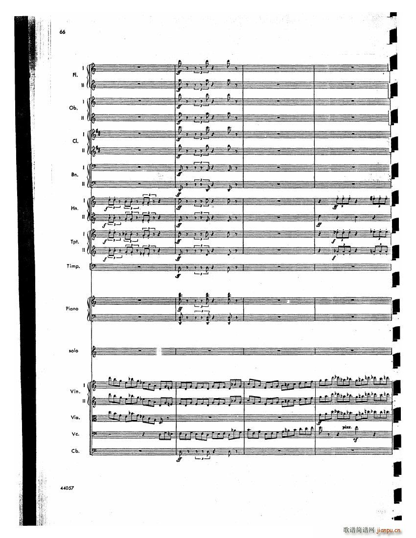 Barber op 14 Violin Concerto Score ()25