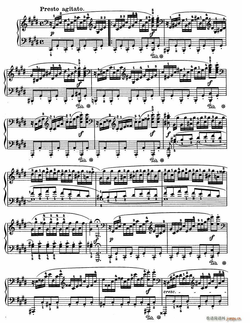 Beethoven op 27 no 2 Piano Sonata Moonlight()5