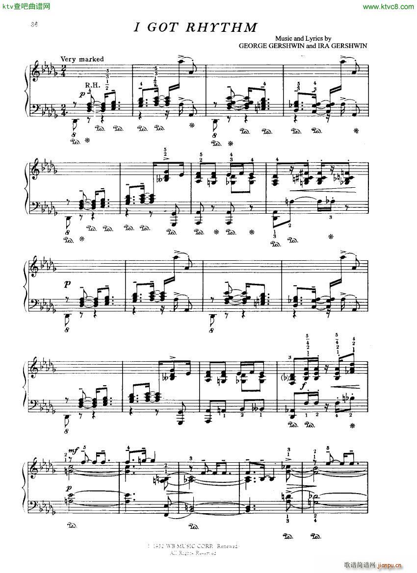 Gershwin I Got Rhythm()1