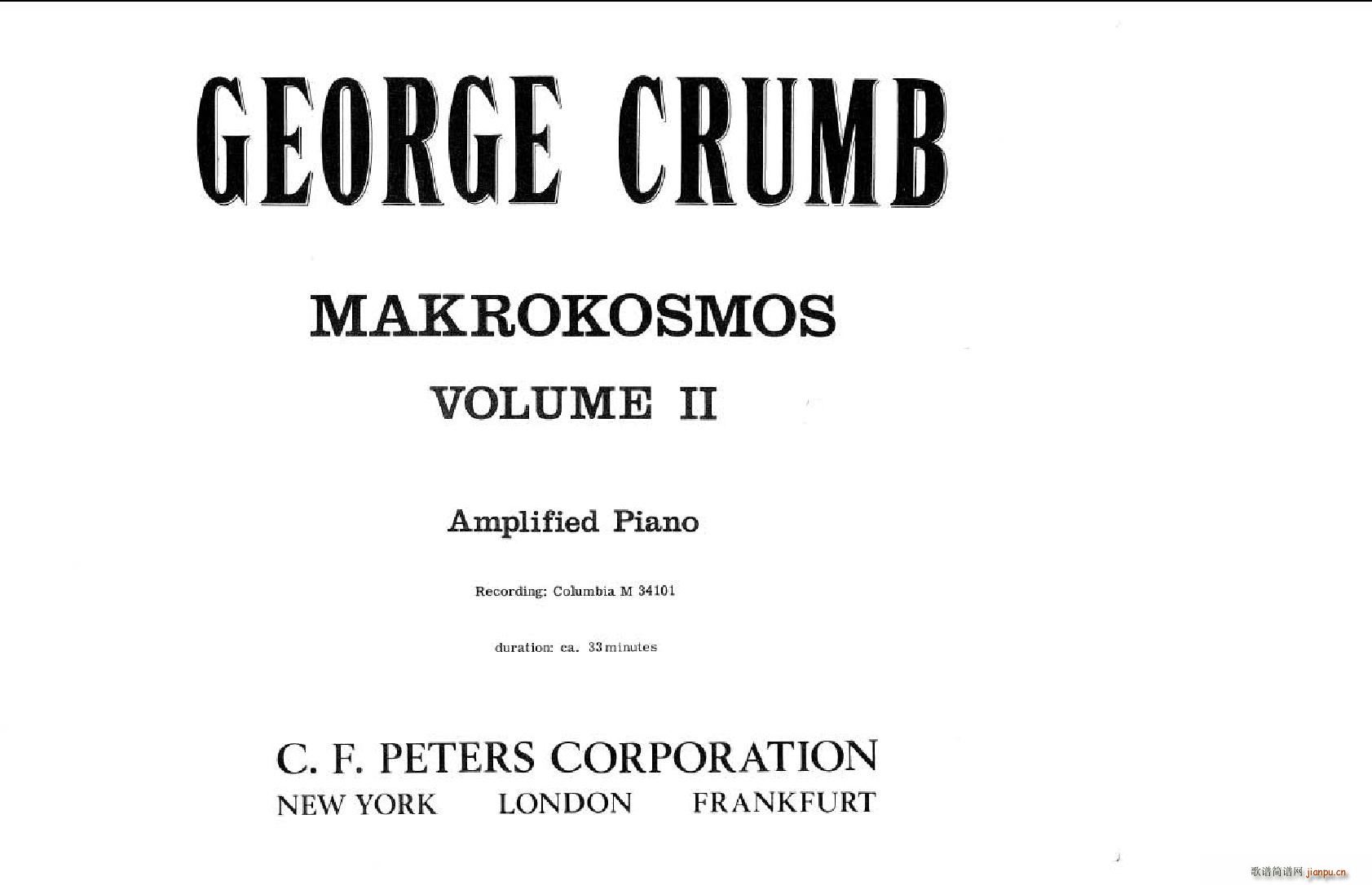 Crumb Makrokosmos Volume 2()3