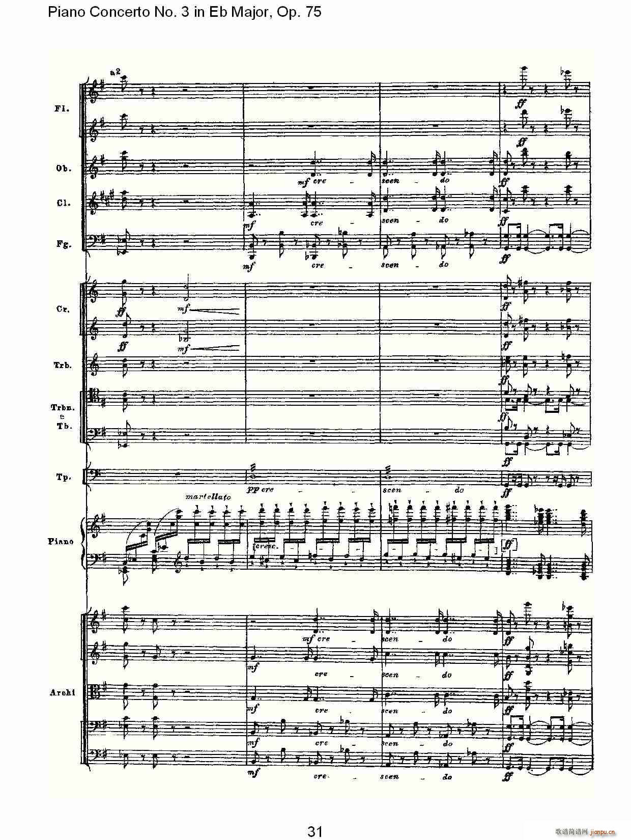 Piano Concerto No.3 in Eb Major, Op.75()1