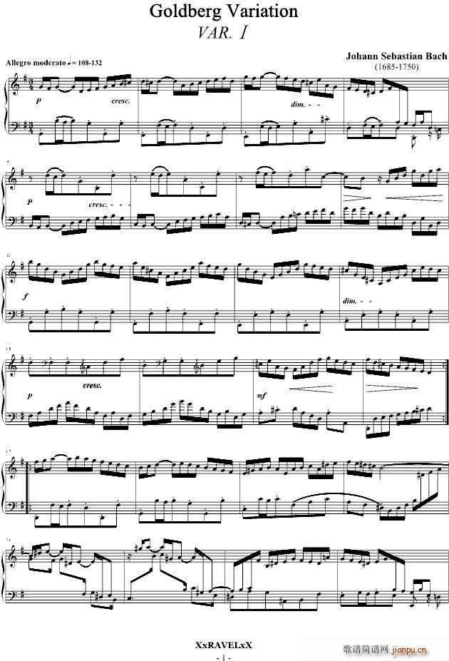 Goldberg Variation(ʮּ)1