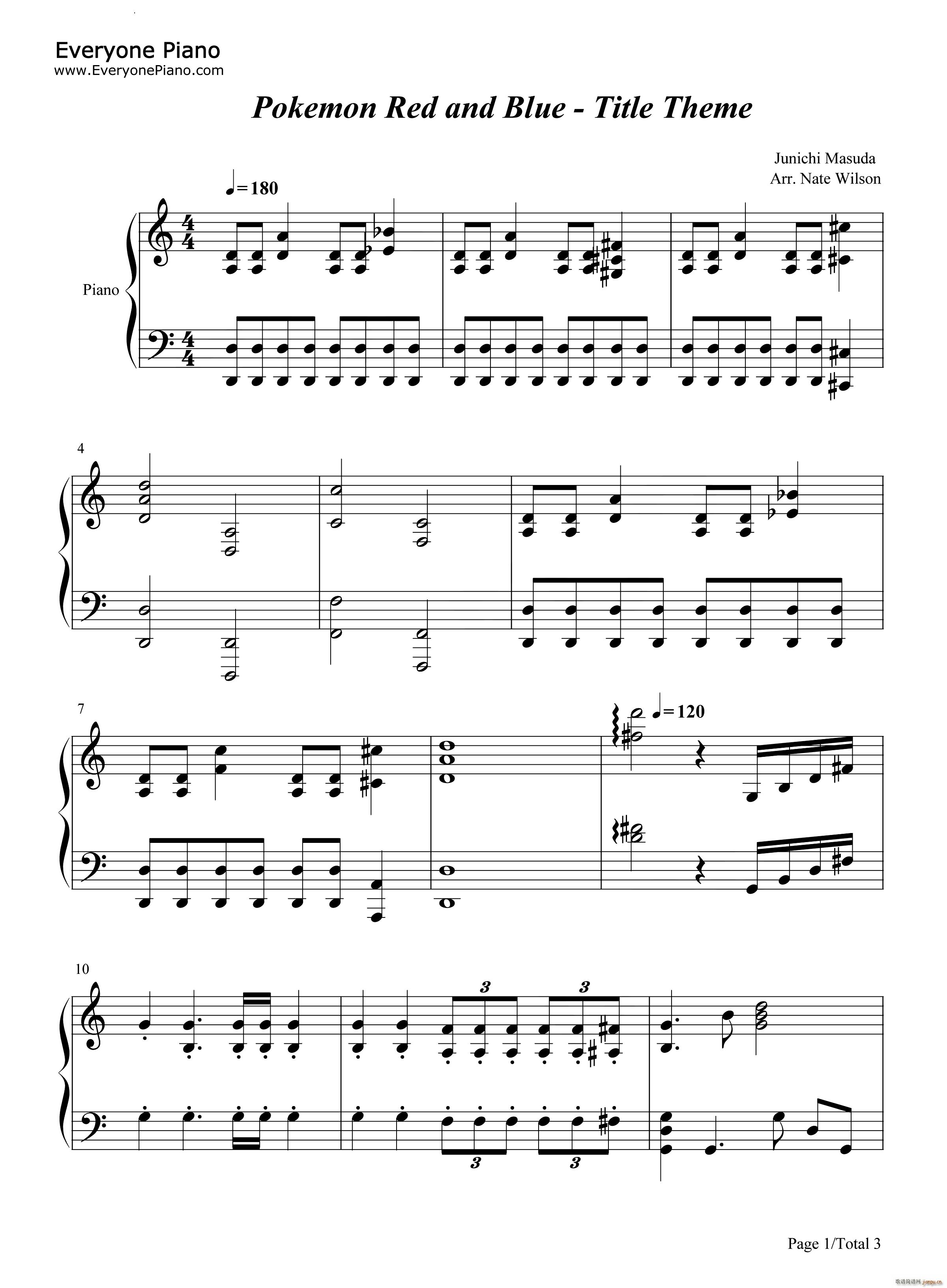 �ڴ����ֺ챦ʯ����ʯ������ Pokemon Red and Blue Title Theme(������)1