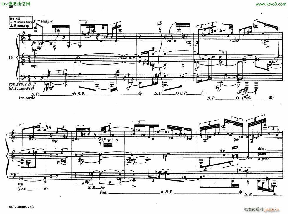Bolcom 12 etudes for piano()38