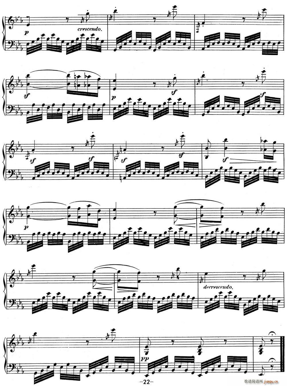 Ҹ04  E Op 7 E flat major()22