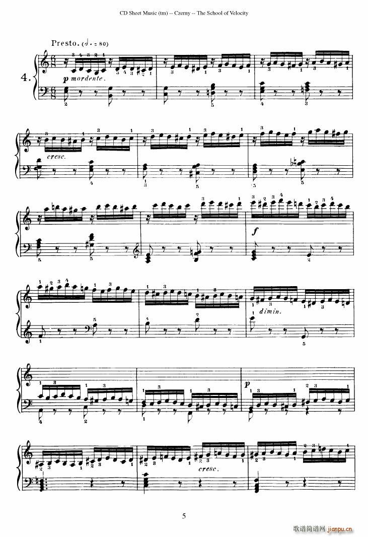Czerny op 226 Fantasie f Moll 4H()23