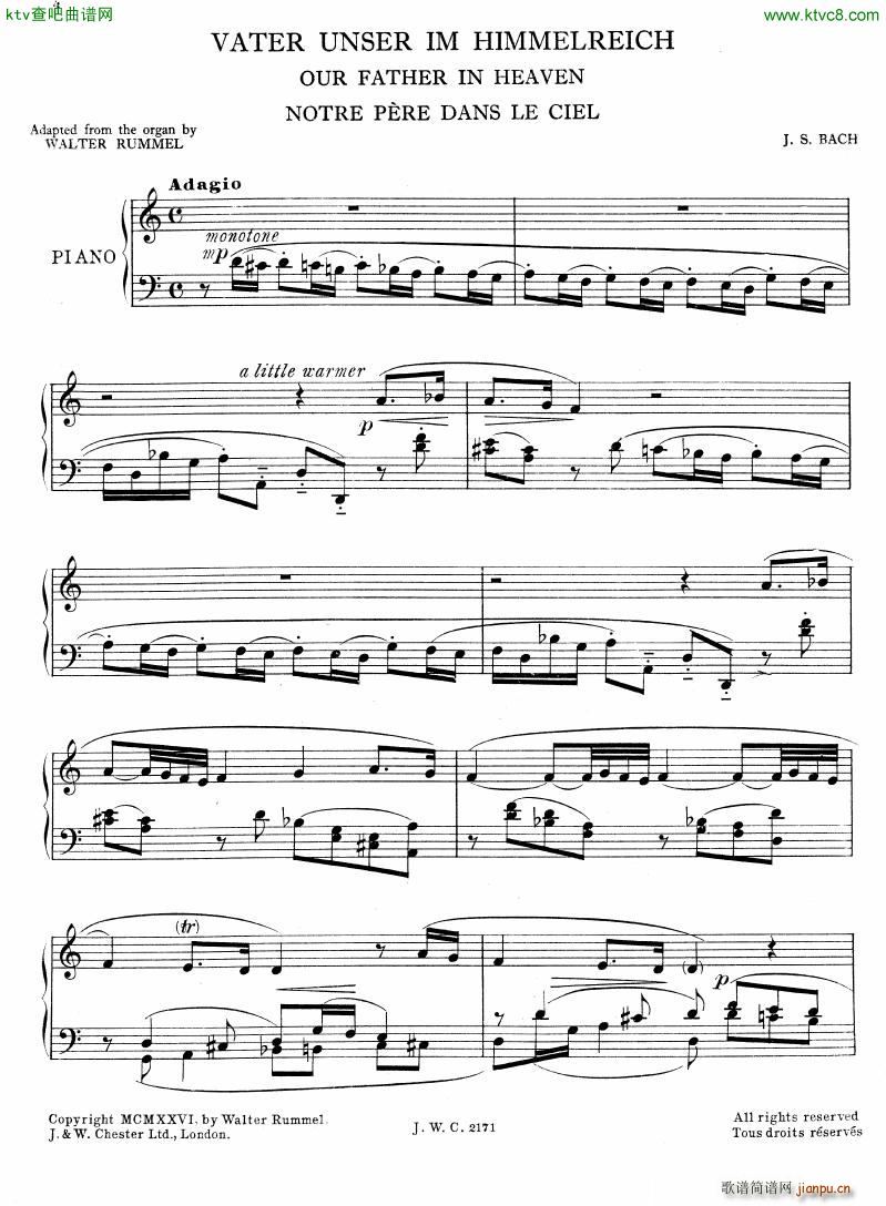Bach Rummel Transcriptions()14