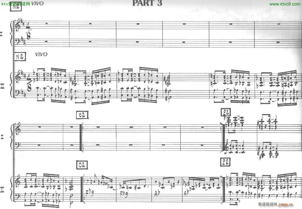 Bolling Sonata for Two Pianist no 2 Part3()1