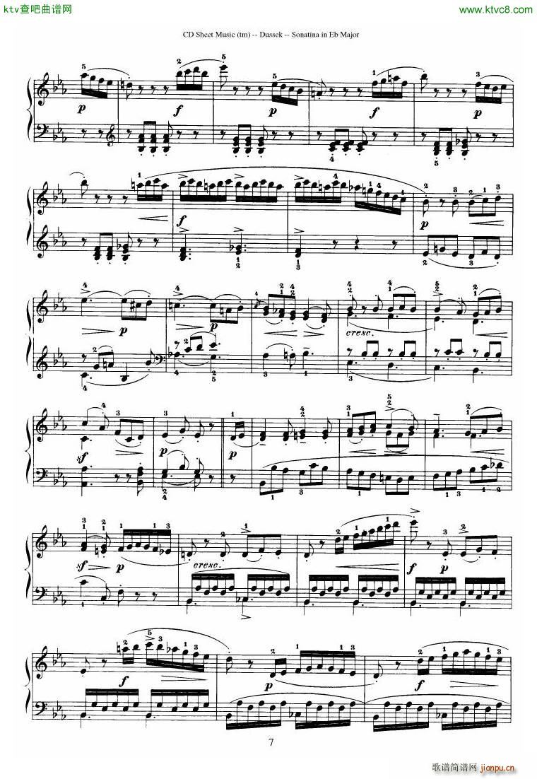 Dussek Sonatina in G Major()36