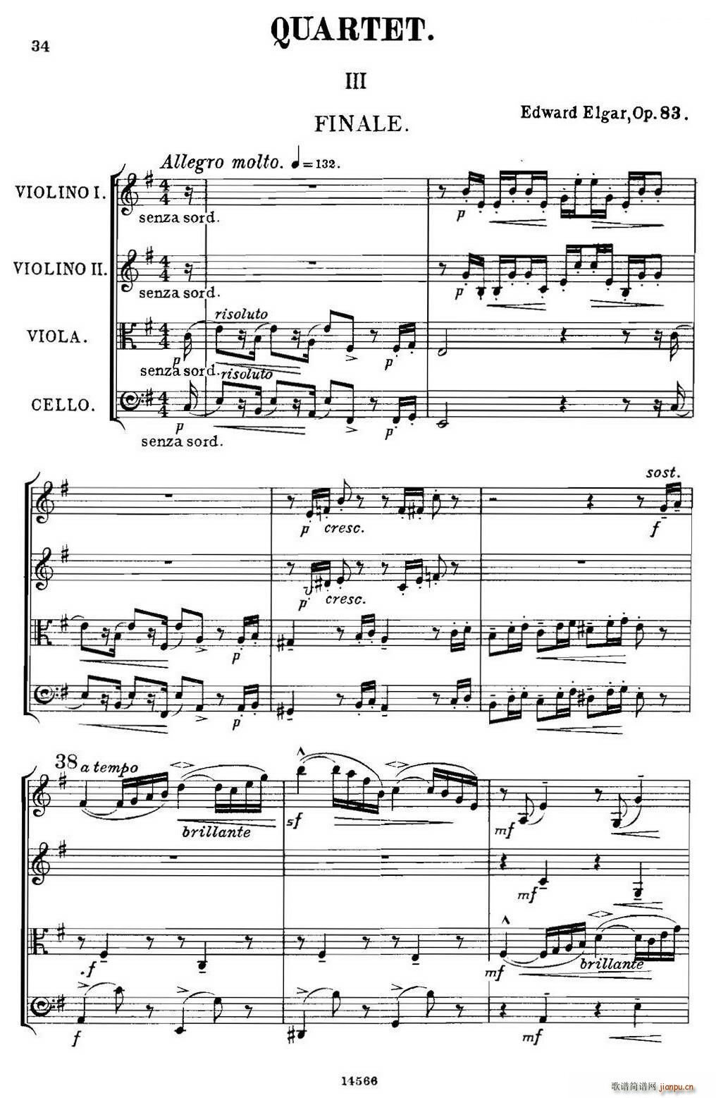 QUARTET Op 83  ()1