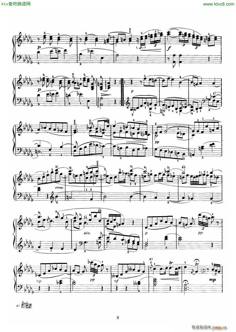 Piano Sonata No 46 in Ab()8