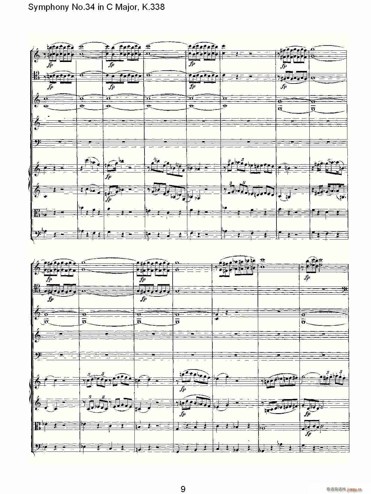 Symphony No.34 in C Major, K.338(ʮּ)9