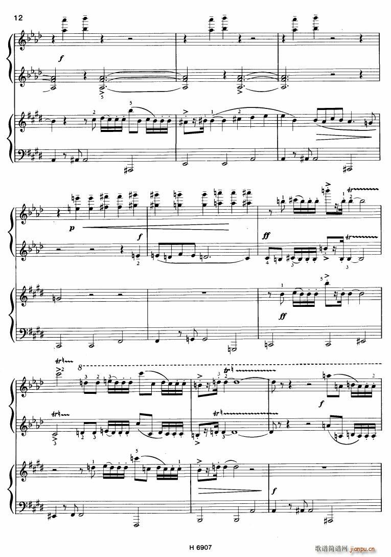 Barton Sonatina for 4 hands()12
