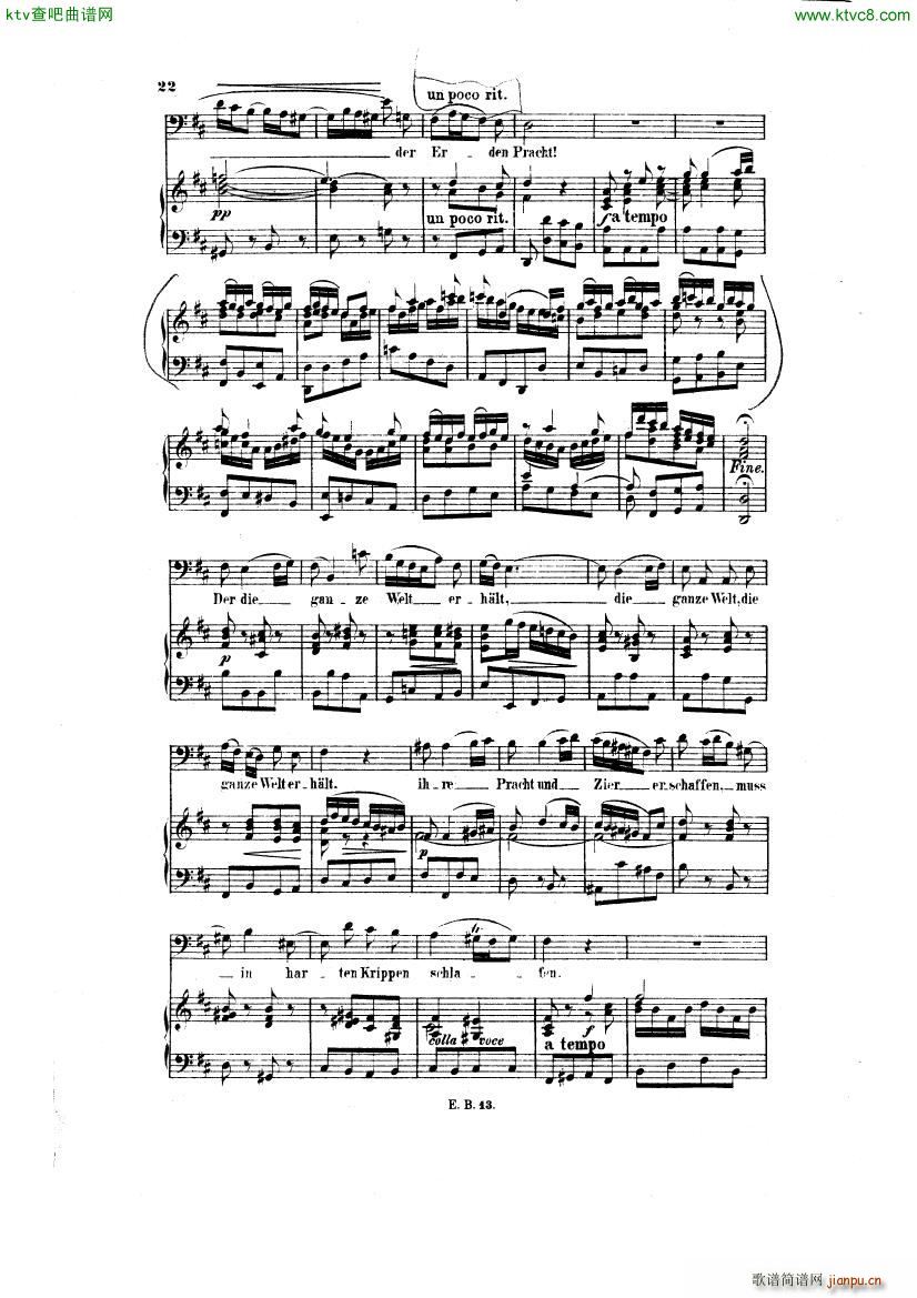 Bach JS BWV 248 Christmas Oratorio No 2 9()12