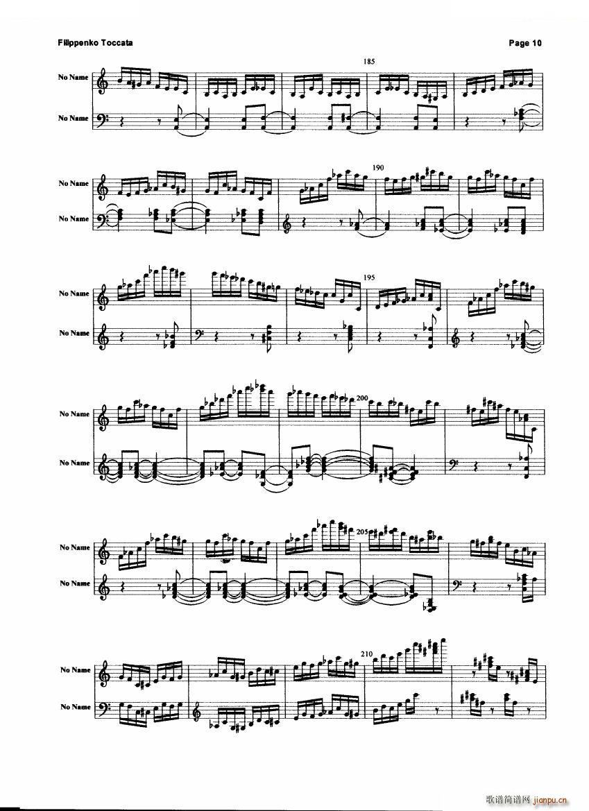 Filippenko Toccata Toccata(ʮּ)10