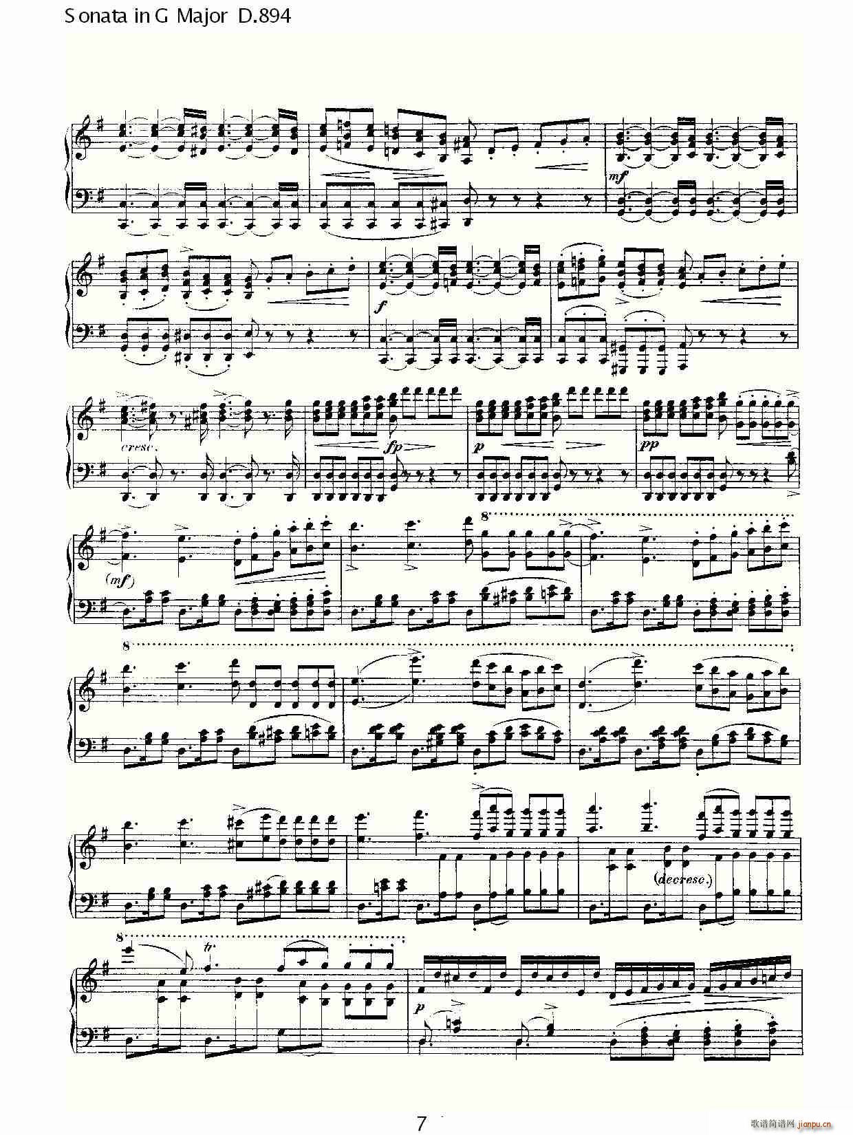 Sonata in G Major D.894(ʮּ)7
