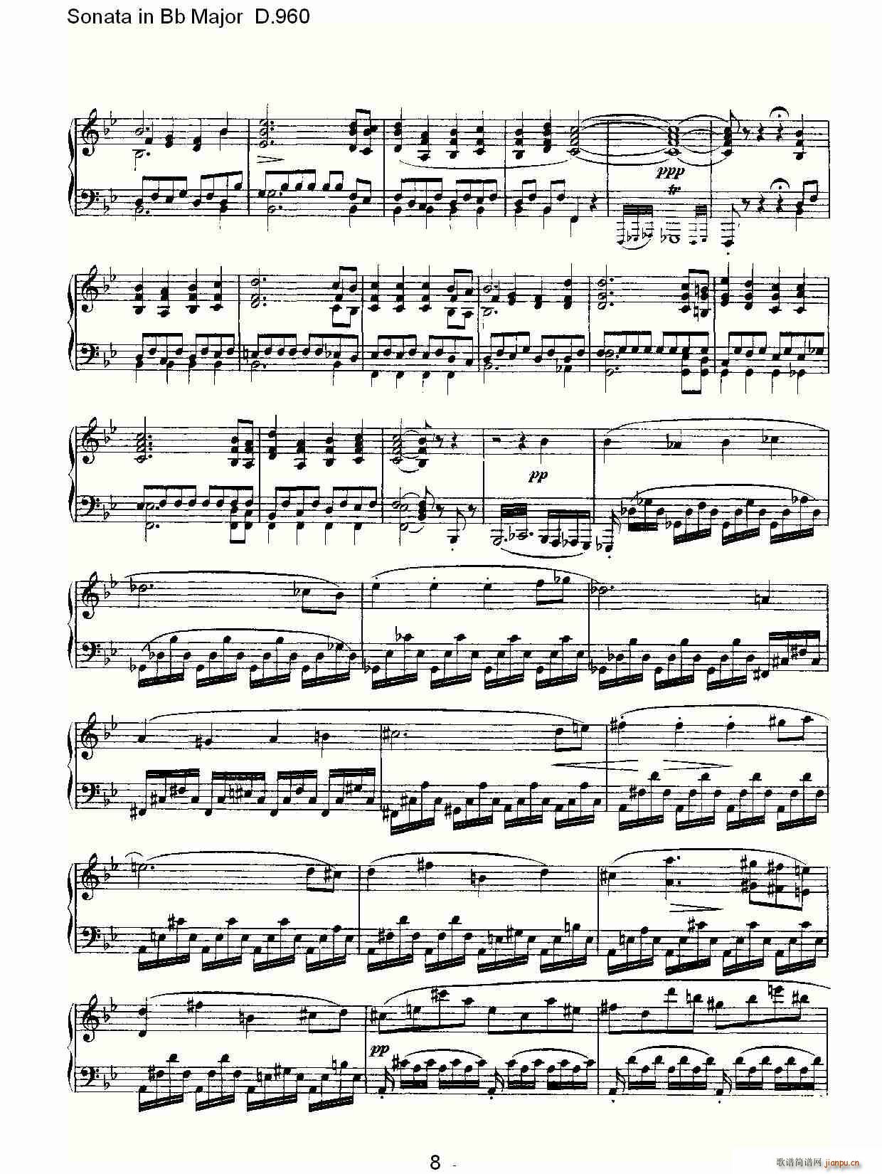 Sonata in Bb Major D.960(ʮּ)8
