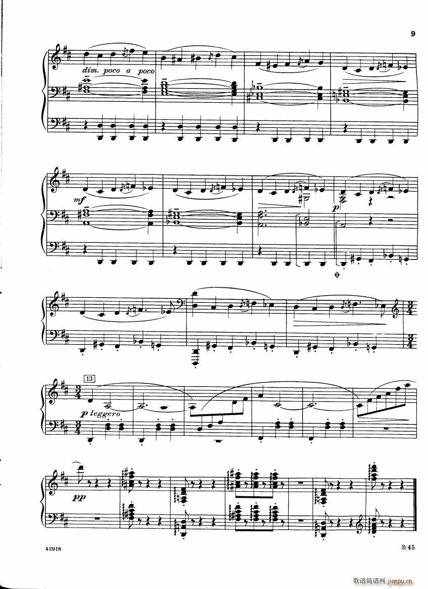 Barber op 28 Souvenirs piano solo()9