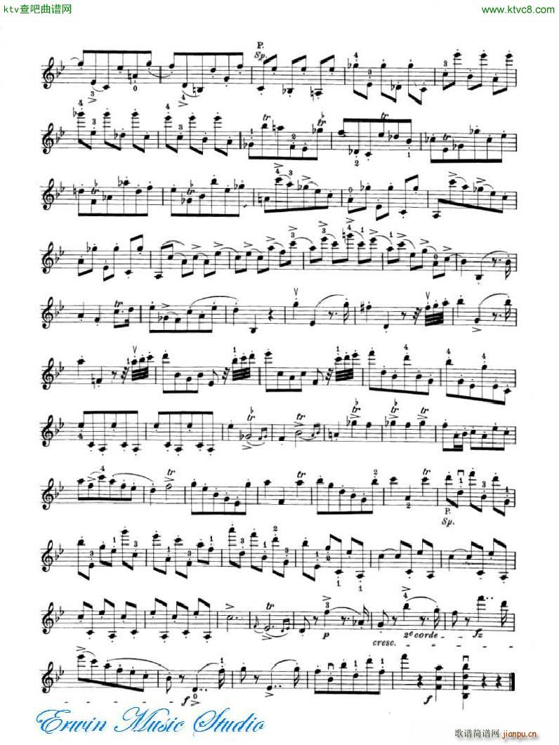 ޵ 24ϰPierre Rode 24 Studi Per violino 17 24(ʮּ)10
