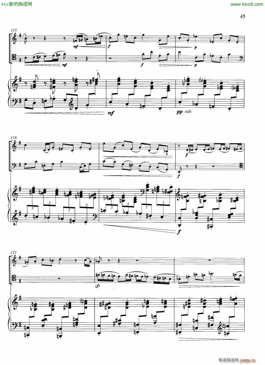 Francaix Trio for oboe bassoon and piano ()18