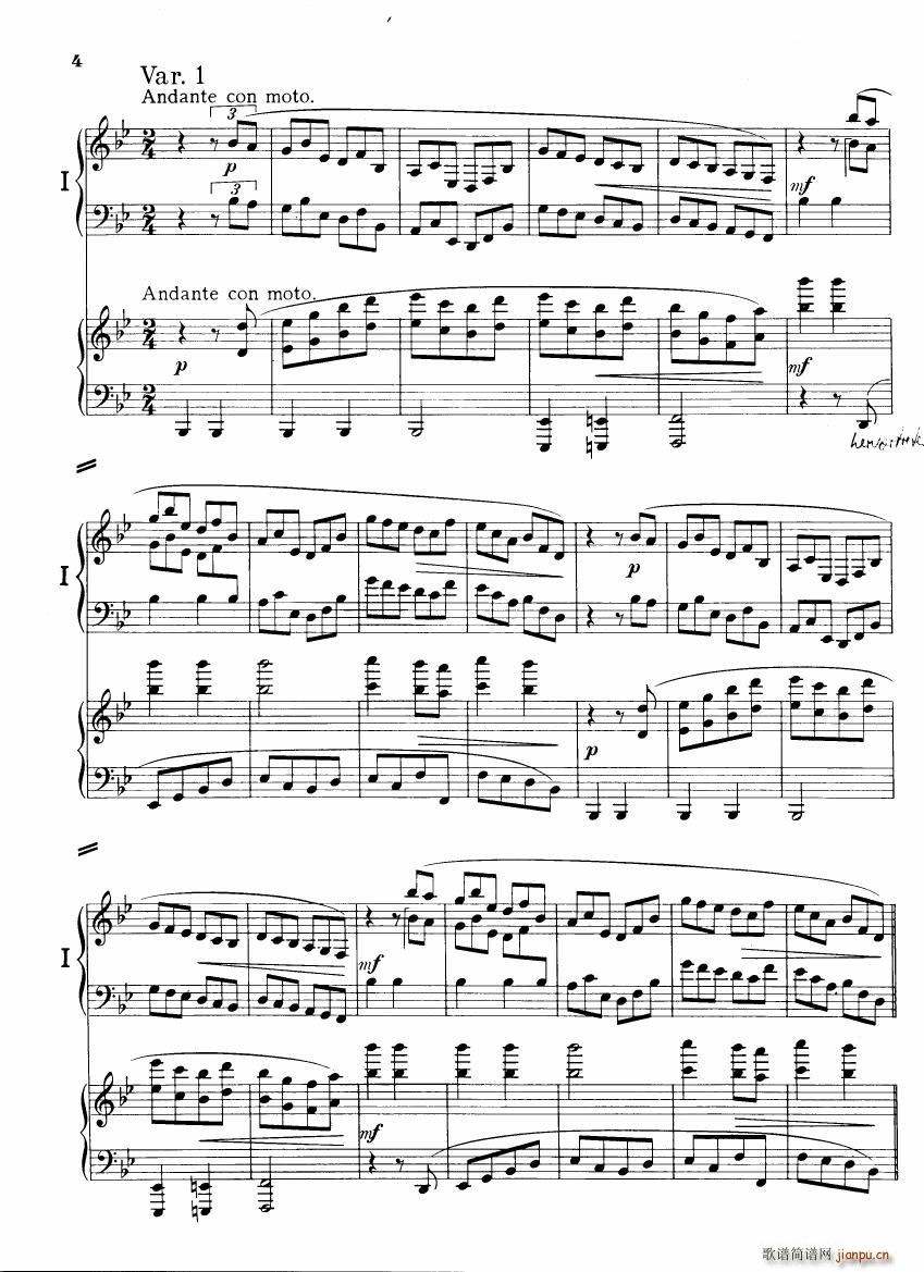 Brahms Variations on a theme by Haydn()3