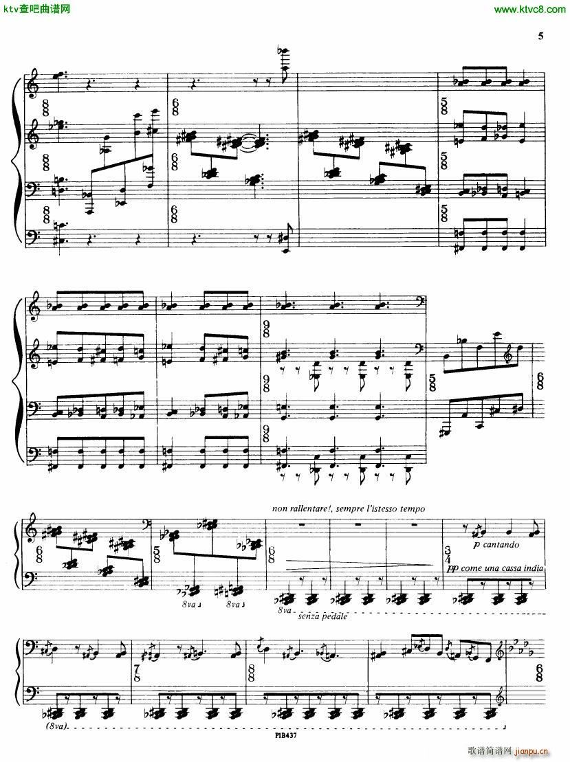 Ginastera op 53 Sonata No 2()5