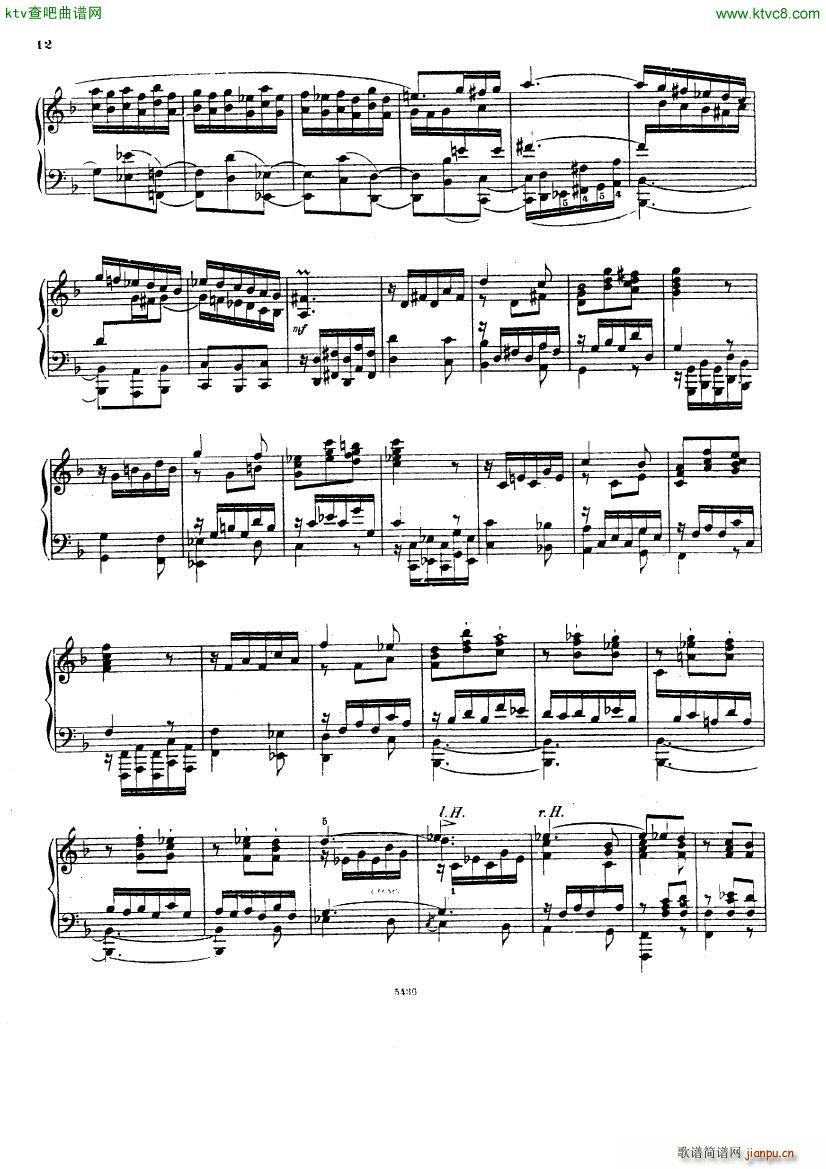 Bach D Albert Prelude Toccata and fugue in f major()5