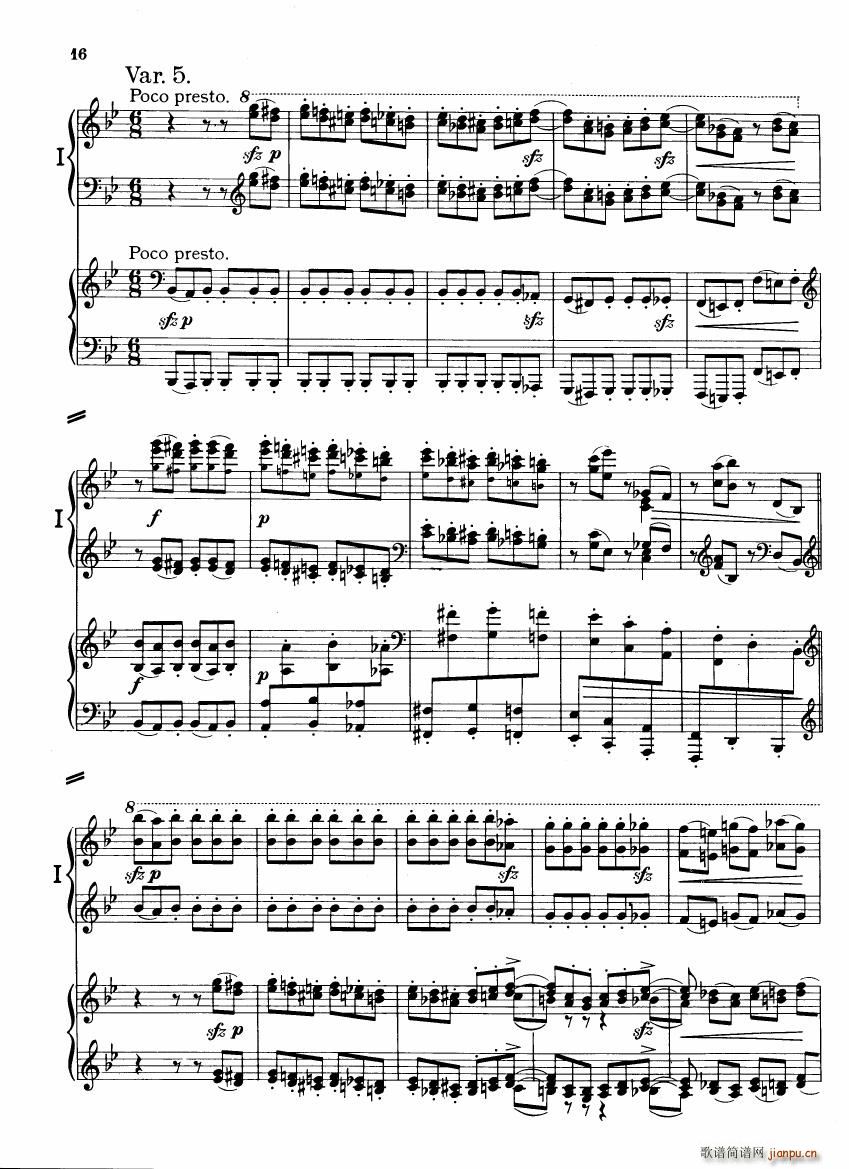 Brahms Variations on a theme by Haydn()15