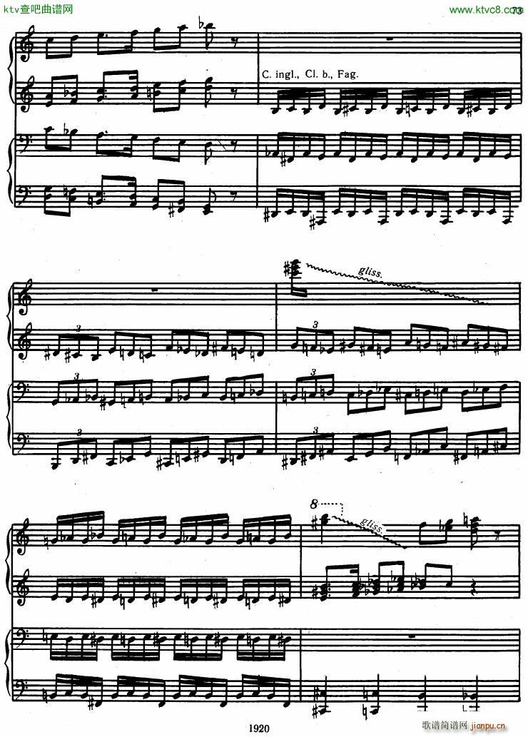 Honegger Symphony No 3 Liturgicheskaya 2 pianos ()11
