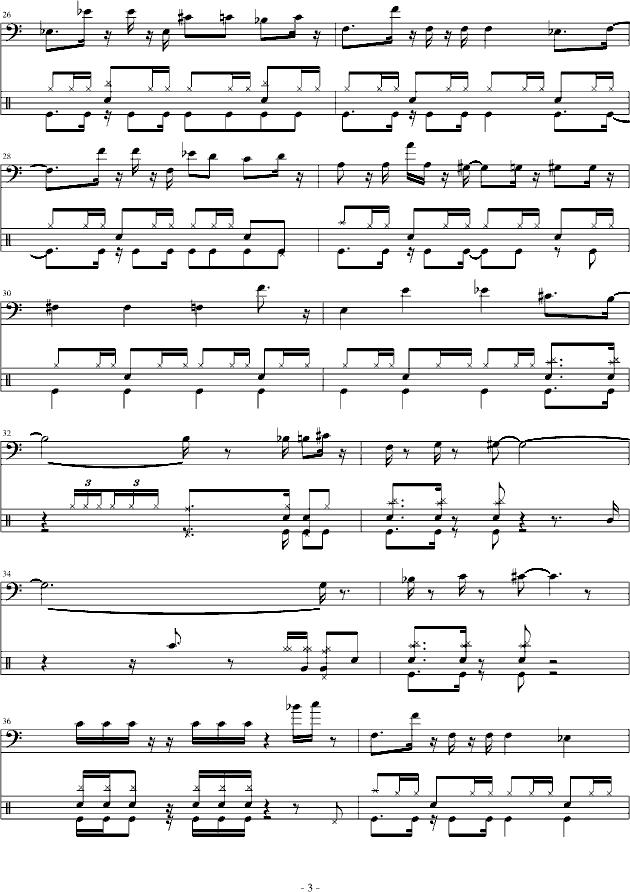 BASS  &   Drums   solo()3