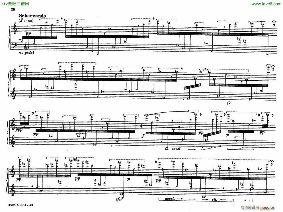 Bolcom 12 etudes for piano()20