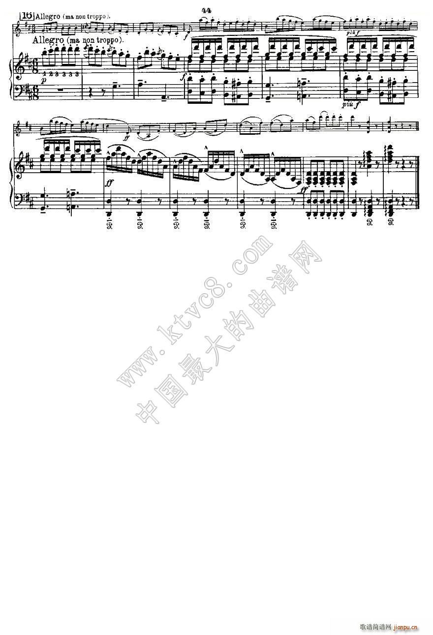 Mozart Violin Sonata No 3 KV 306 С(С)23