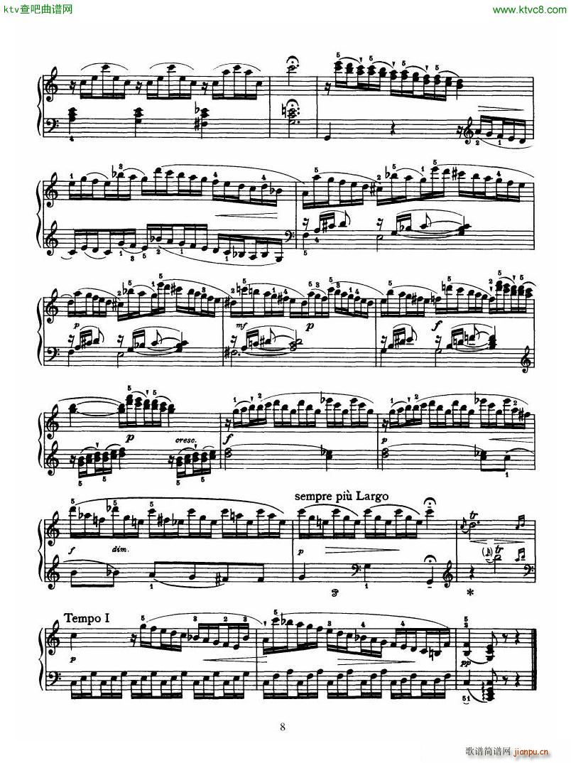 Haydn Piano Sonata No 39 In G()8
