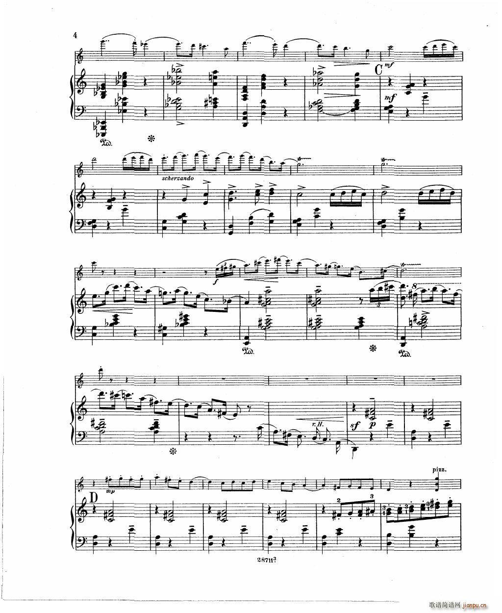 Bowen Humoresque for violin and piano()6