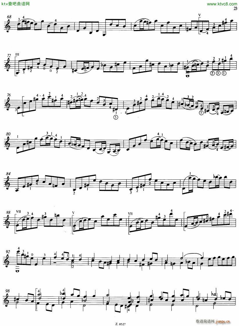 Bach JS BWV 1005 Sonata for Solo Violin in C()31