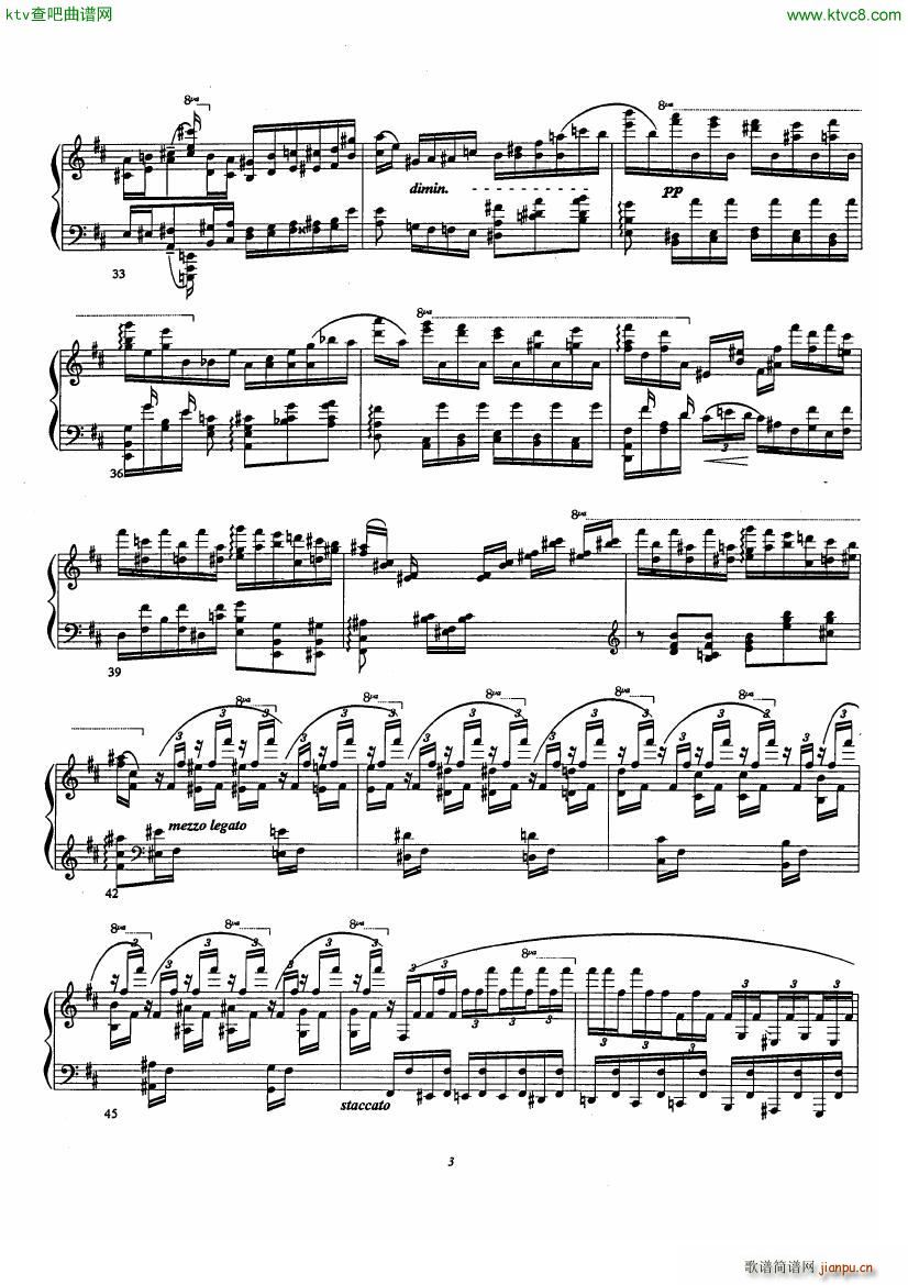 Etude No 3 La Campanella D aprs Paganini Liszt()3