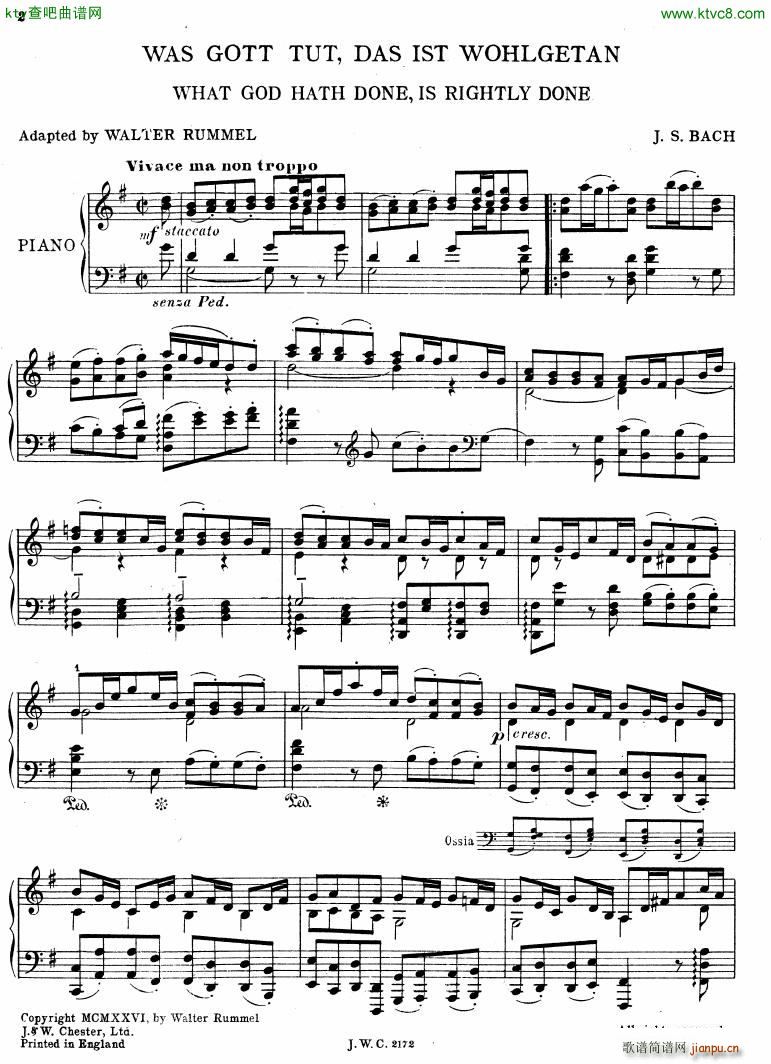 Bach Rummel Transcriptions()17